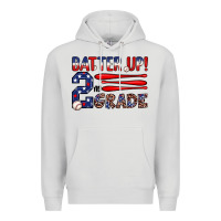 Dove Grey batter up 2nd grade Premium Hoodie - JahusDesignShop