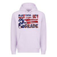Lilac batter up 2nd grade Premium Hoodie - JahusDesignShop