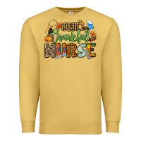 Antique Gold One thankful Nurse Premium Sweatshirt - NancyCooperArtShop