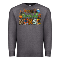Charcoal Heather One thankful Nurse Premium Sweatshirt - NancyCooperArtShop