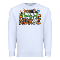 White One thankful Nurse Premium Sweatshirt - NancyCooperArtShop
