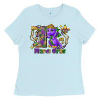 Baby Blue dragon my first mardi gras Ladies Tee - FaDigitalArtStudio