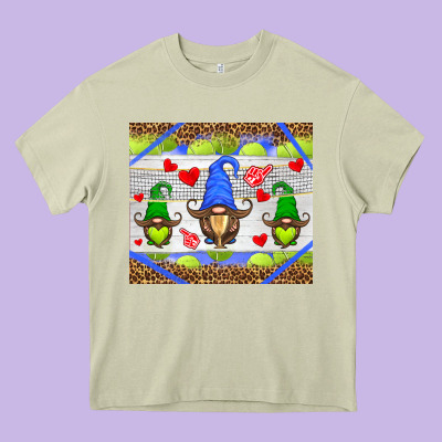 Western Tennis Gnome Heavy Core Tee Designed By Hra Design Shop