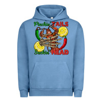Pigment Pebble Blue Pinchin' tails suckin' head crawfish Urban Hoodie - FaDigitalArtStudio