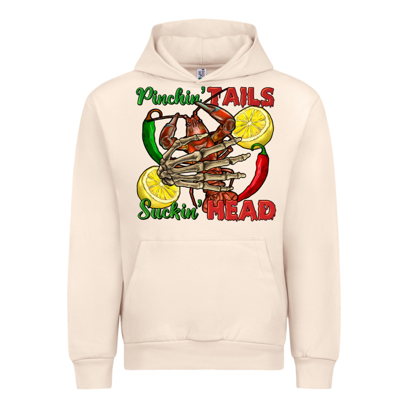 Pinchin' Tails Suckin' Head Crawfish Urban Hoodie by FaDigitalArtStudio | Teevron