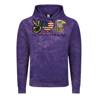 Cloud Purple Peace Love American White Sea Eagle Vintage Hoodie - LillyAllenDesigns