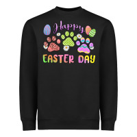 Black happy easter day paws Heavyweight Sweatshirt - MaliasSmallBusiness