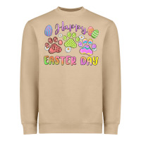 Mushroom happy easter day paws Heavyweight Sweatshirt - MaliasSmallBusiness