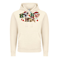 Vintage Artic Hohoho Christmas Cows Vintage Hoodie - RanaPortraitStore