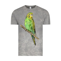 Cloud Rock Budgeriar Bird Parrot Vintage Tee - LillyAllenDesigns