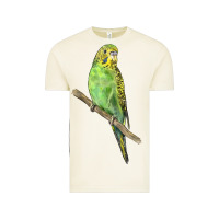 Vintage Arctic Budgeriar Bird Parrot Vintage Tee - LillyAllenDesigns