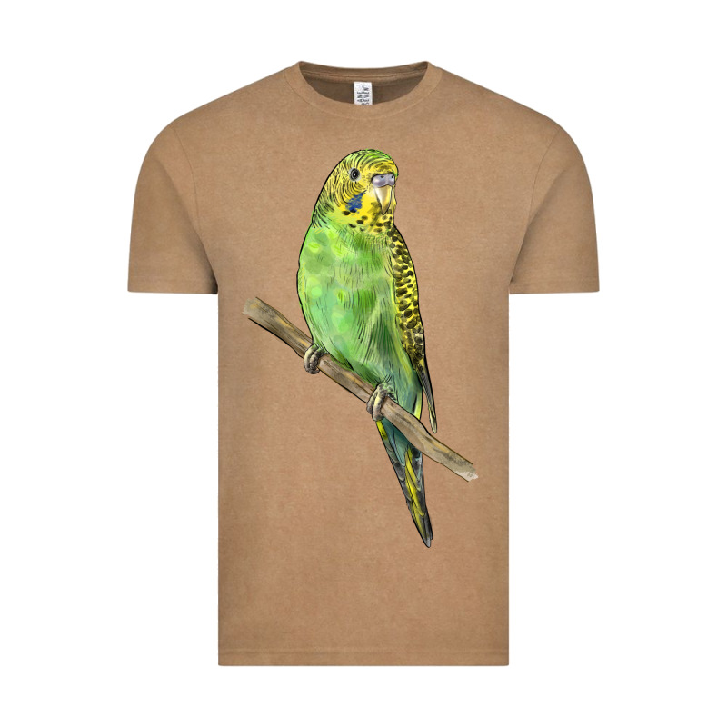 Budgeriar Bird Parrot Vintage Tee by LillyAllenDesigns | Teevron