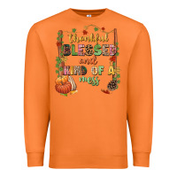 Carrot Thankful blessed and kind of a mess Premium Sweatshirt - NancyCooperArtShop