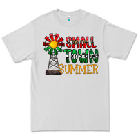 Dove Grey small town summer Premium Tee - CowhideDigitalArt
