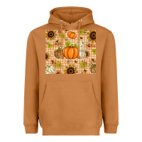 Meerkat Fall Pumpkins and Sunflowers with Leopard Heavyweight Hoodie - texasbilliewilder