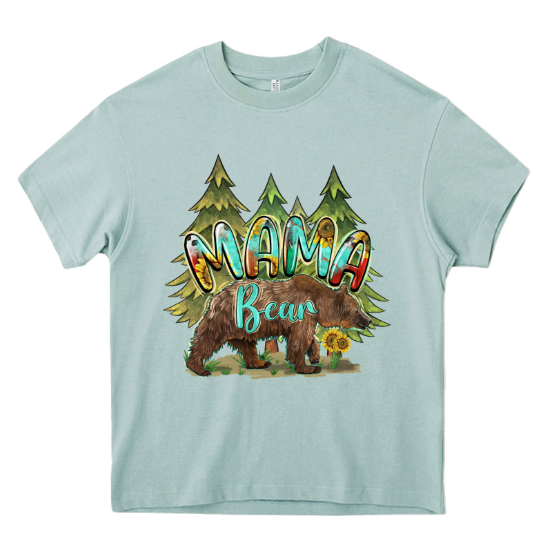 Mama Bear Trees Heavy Core Tee by BarkalooDesign | Teevron