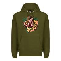 Army Green Boots scootin Premium Hoodie - HowdyJamesFarm