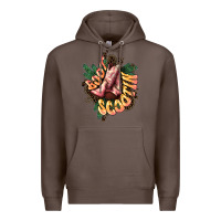 Coffee Boots scootin Premium Hoodie - HowdyJamesFarm