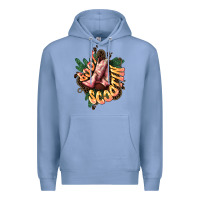 Colony Blue Boots scootin Premium Hoodie - HowdyJamesFarm