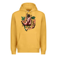 Mustard Boots scootin Premium Hoodie - HowdyJamesFarm