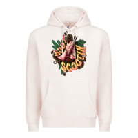 Pale Pink Boots scootin Premium Hoodie - HowdyJamesFarm