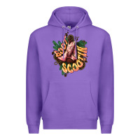 Purple Boots scootin Premium Hoodie - HowdyJamesFarm