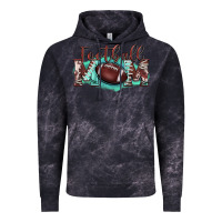 Cloud Black football mom Vintage Hoodie - BarkalooDesign