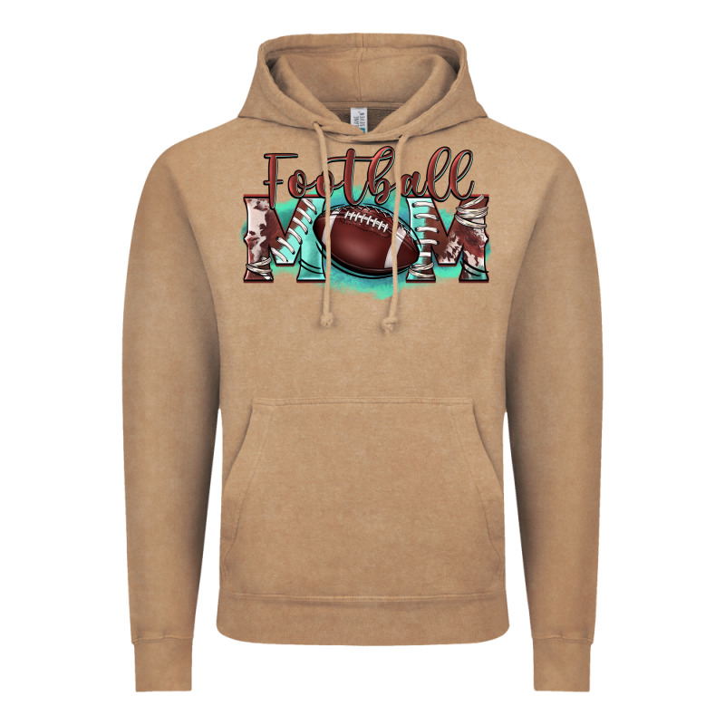 Football Mom Vintage Hoodie by BarkalooDesign | Teevron