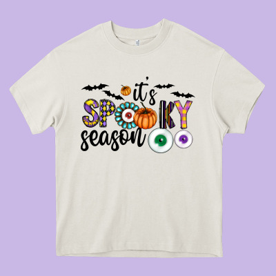 Spooky Heavy Core Tee Designed By Cowhidedigitalart
