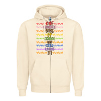 Sandshell one hundred days of school and still loving it! Zipper Hoodie - Artiststas