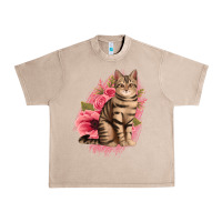 French Oak floral cat Urban Heavy Tee - Jasminsmagicworld