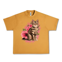 Peanut Butter floral cat Urban Heavy Tee - Jasminsmagicworld