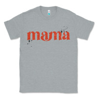 Heather Grey mama stronger than the storm Classic Tee - JahusDesignShop