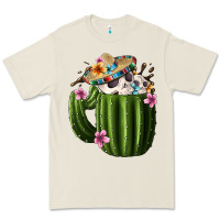 Bone day of the dead mexican cactus Premium Tee - FaDigitalArtStudio