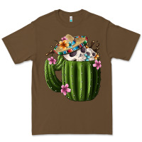 Cacao day of the dead mexican cactus Premium Tee - FaDigitalArtStudio