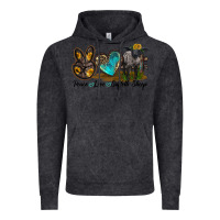 Vintage Black Peace Love Suffolk Sheep Vintage Hoodie - LillyAllenDesigns