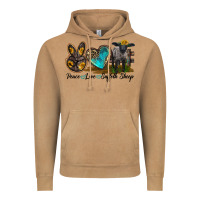 Vintage Camel Peace Love Suffolk Sheep Vintage Hoodie - LillyAllenDesigns