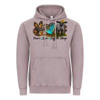 Vintage Zinc Peace Love Suffolk Sheep Vintage Hoodie - LillyAllenDesigns