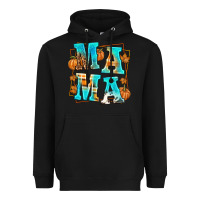 Black Fall Mama Heavyweight Hoodie - texasbilliewilder