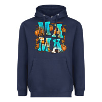 Navy Fall Mama Heavyweight Hoodie - texasbilliewilder