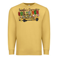 Antique Gold santas favorite bus driver Premium Sweatshirt - texasbilliewilder