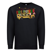 Black santas favorite bus driver Premium Sweatshirt - texasbilliewilder