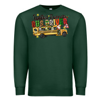 Sports Green santas favorite bus driver Premium Sweatshirt - texasbilliewilder