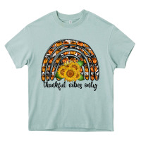 Arona Thankful Vibes Only Heavy Core Tee - CowhideDigitalArt