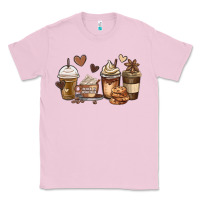 Bubblegum Pink melanin afro coffee cups Classic Tee - MaliasSmallBusiness