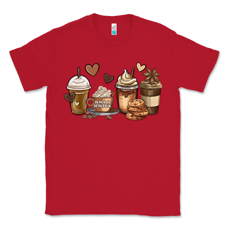 Melanin Afro Coffee Cups Classic Tee by MaliasSmallBusiness | Teevron