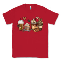 Red melanin afro coffee cups Classic Tee - MaliasSmallBusiness