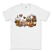 White melanin afro coffee cups Classic Tee - MaliasSmallBusiness