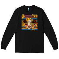 Black serape hereford coaster Long Sleeve Tee - JahusDesignShop