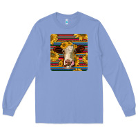 Colony Blue serape hereford coaster Long Sleeve Tee - JahusDesignShop